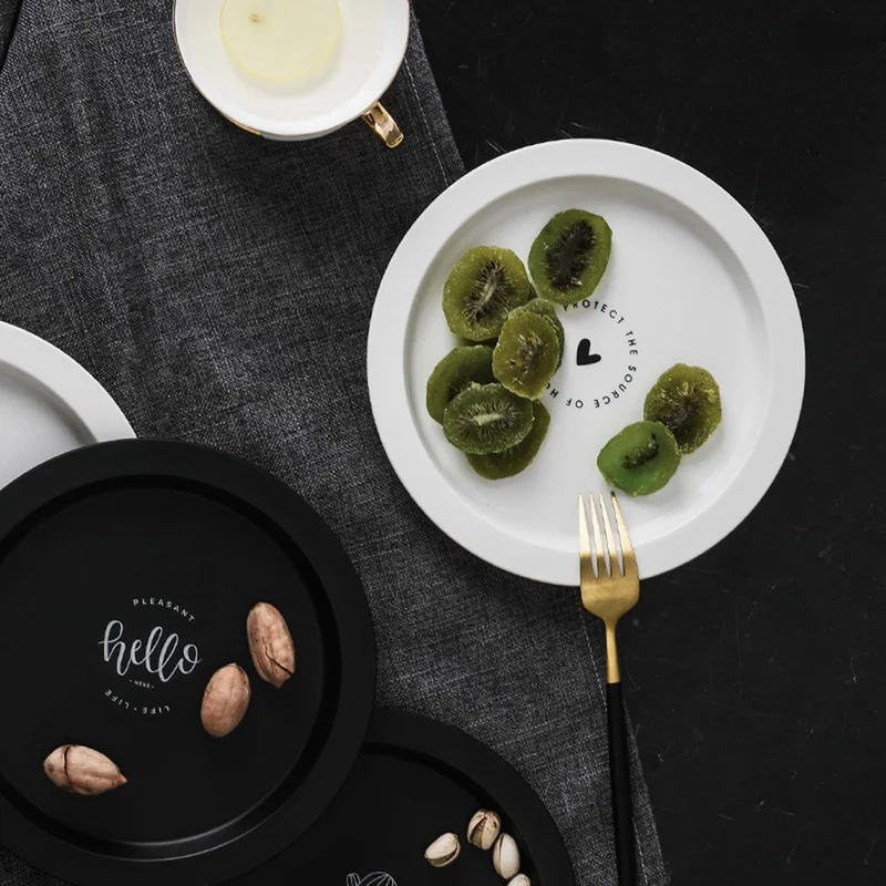 Современное минималистичное блюдо для закусок миска обеда конфет поднос посуда