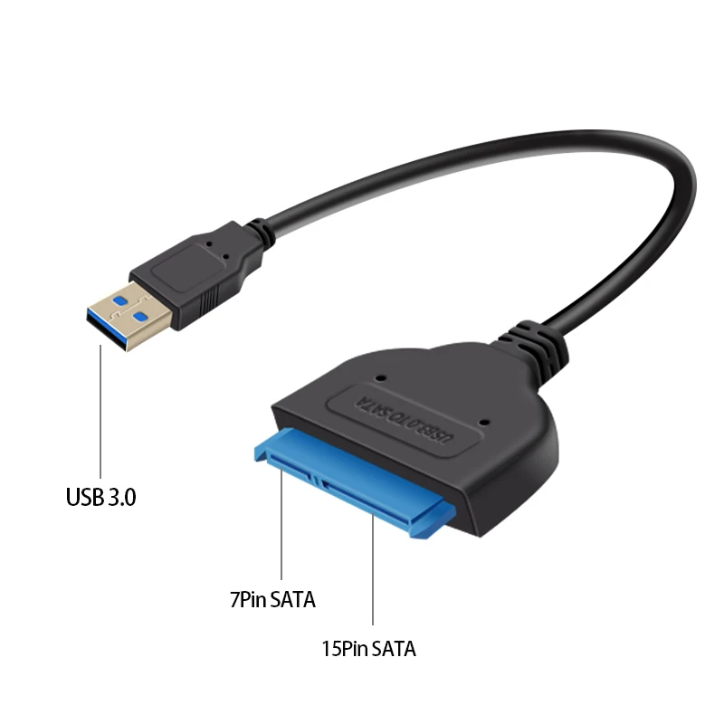 USB 3 0 до 2 5 дюймов SATA III жесткий HD кабель для передачи данных кабель-адаптер W / UASP - к