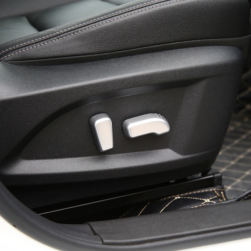 ABS хромированный чехол для переключателя регулировки сиденья автомобиля отделка