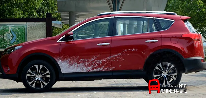 Хромированная Накладка на порог из нержавеющей стали без центрального столба 12