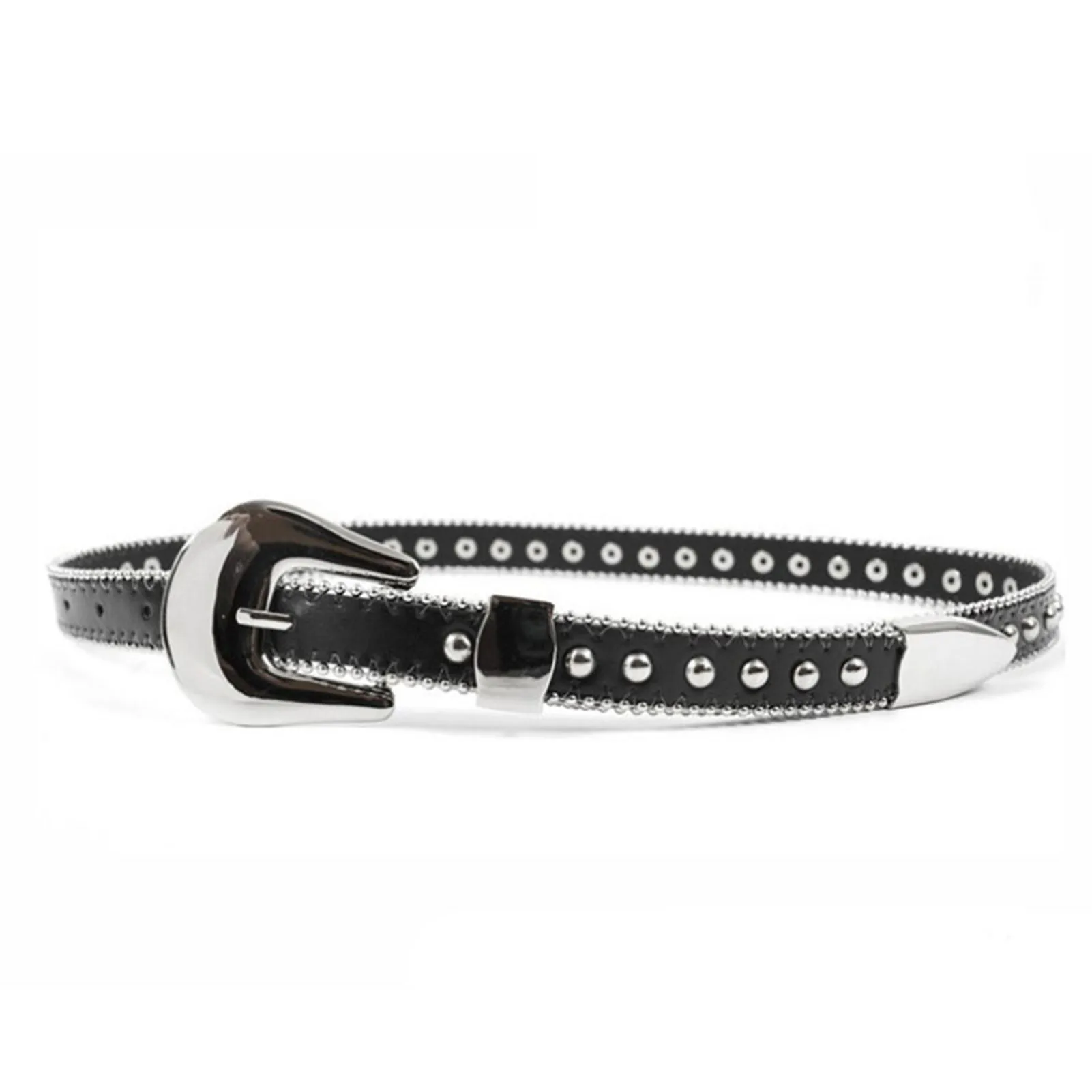 

Belts with Retro Flower Printings High Quality Leather Pin Buckle Belts for Women SWD889