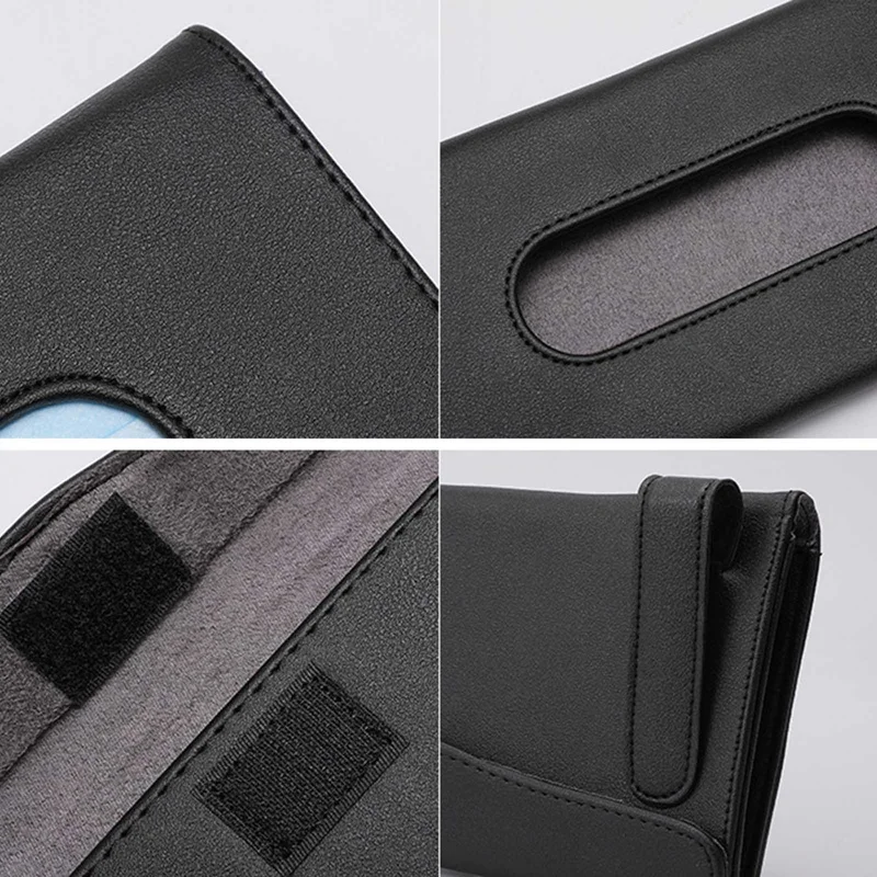 

Car Sun Visor Hanging Paper Towel Holder, Car Mask Storage Drawer, Leather Car Paper Towel Box Interior With Paper Towels