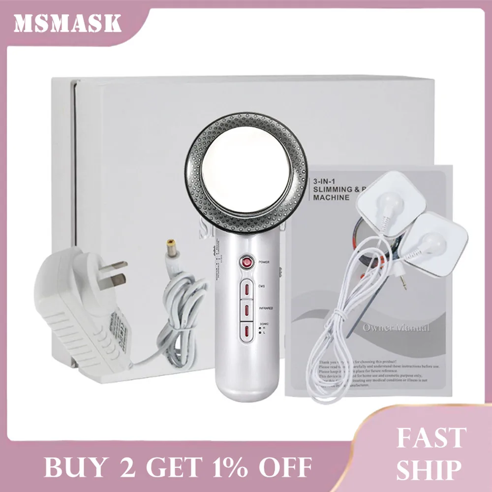 

3 in 1 Ultrasound Body Slimming Massager Face Lift Device Fat Burner Fat Burner Machine Weight Loss Tool Beauty Machine