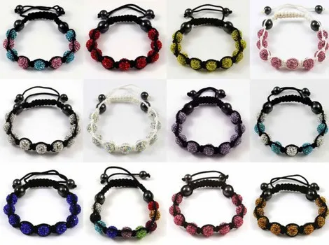 

Free shipping fdger3 hot micro pave CZ Disco Ball Beads Bracelet fasion Gift jewelry Discount crystal