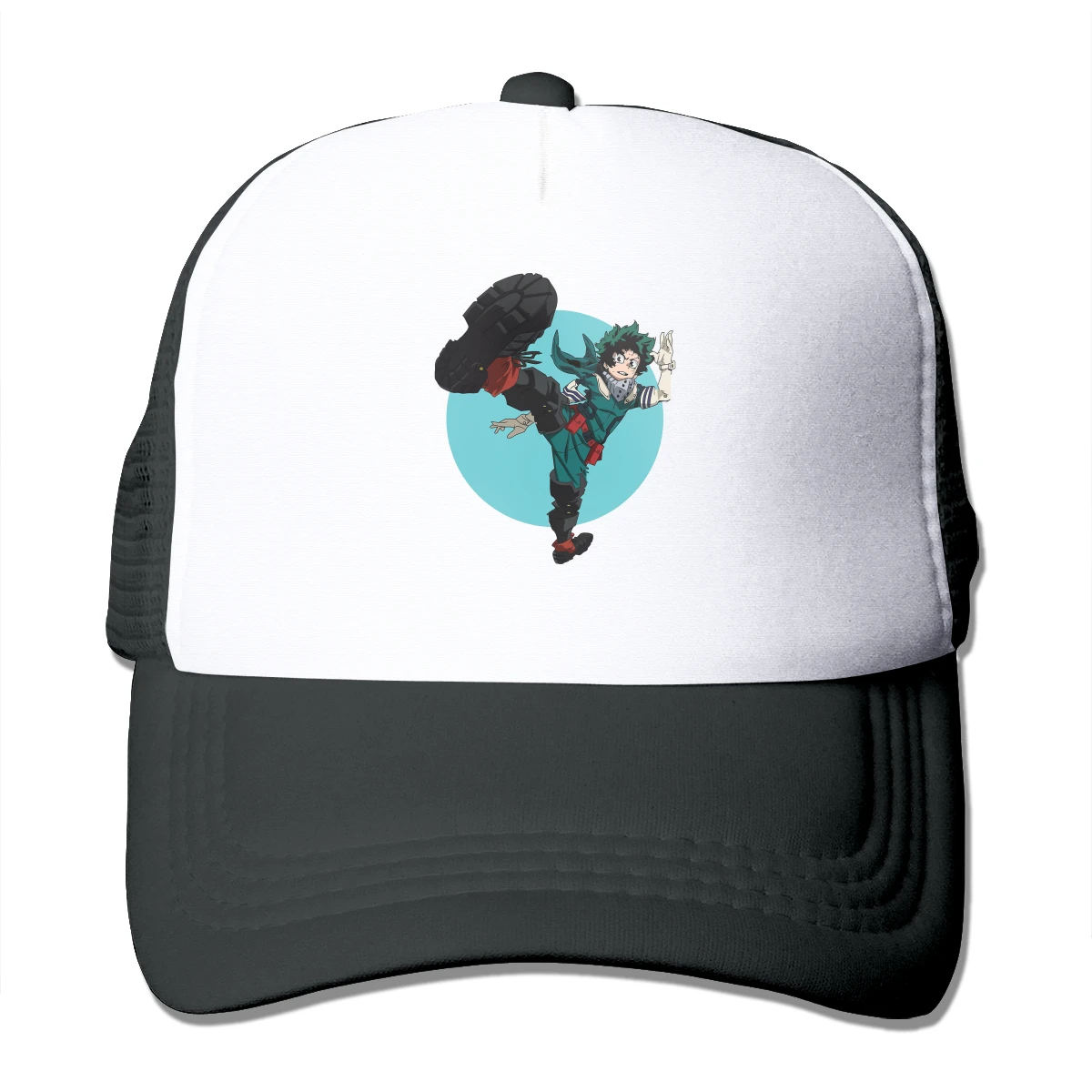 

Кепка с сеткой для подростков, бейсболка с сеткой, регулируемая в стиле K-POP, моя геройская Академия Тодороки