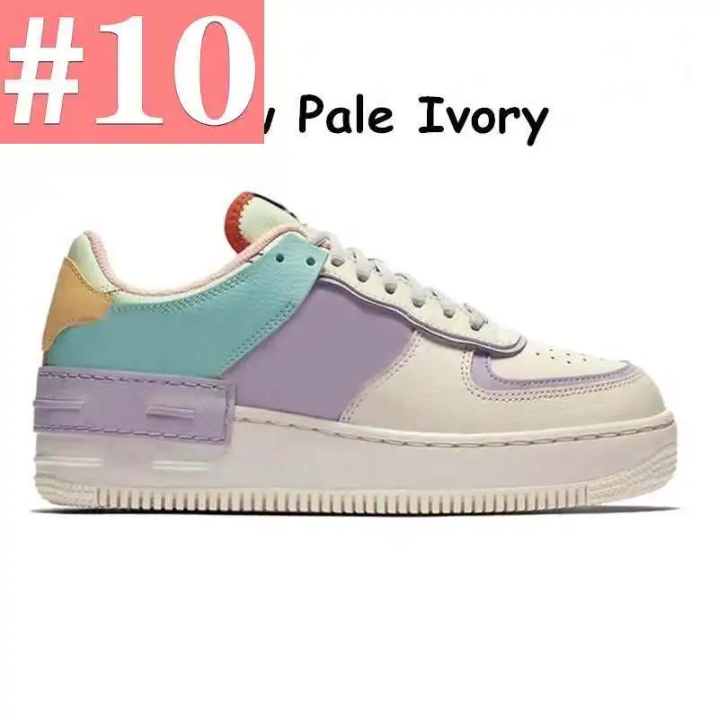 

Classic High Quality OW Women Outdoor Sport Airs Purple Pink Force 1 Red Green White Blue Orange Skateboarding Shoes