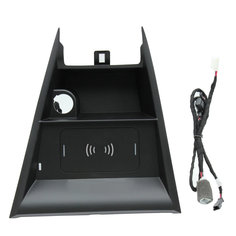 Автомобильная Qi быстрая Беспроводная зарядка автомобильное зарядное устройство