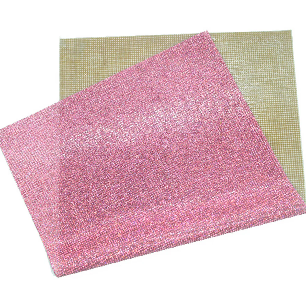 Горячая фиксация кристалл сетки железа на горный хрусталь отделка наклейки