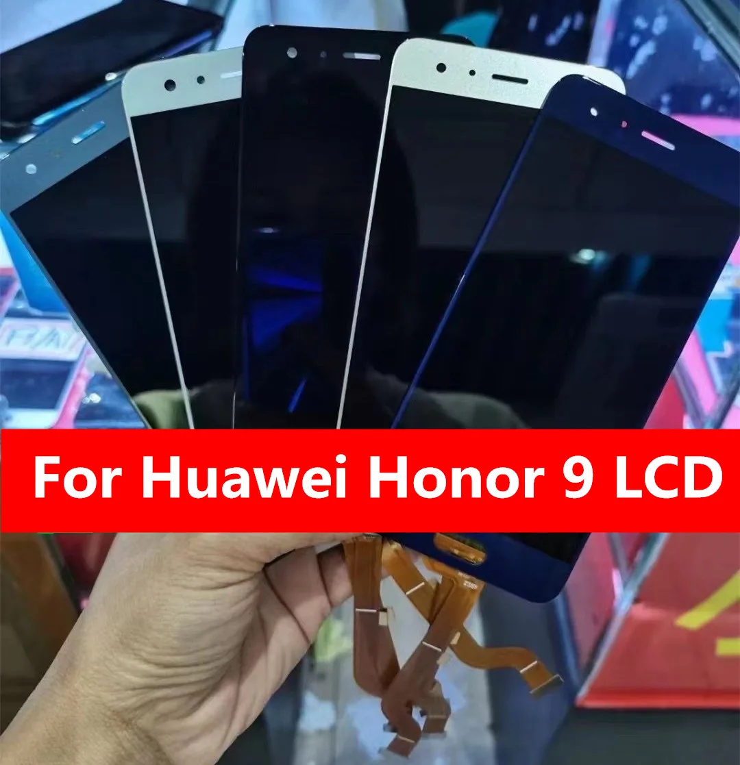 Для Huawei Honor 9 STF-L09 STF-AL10 STF-AL00 STF-TL10 ЖК-дисплей + сенсорный экран с дигитайзером в
