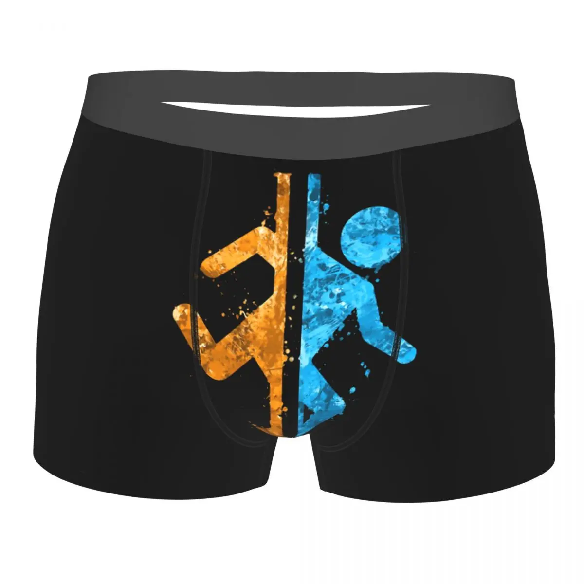 

Трусы-боксеры Splatter портал Game Chell Atlas P-Body, хлопковые трусы, мужское нижнее белье, удобные шорты, трусы-боксеры