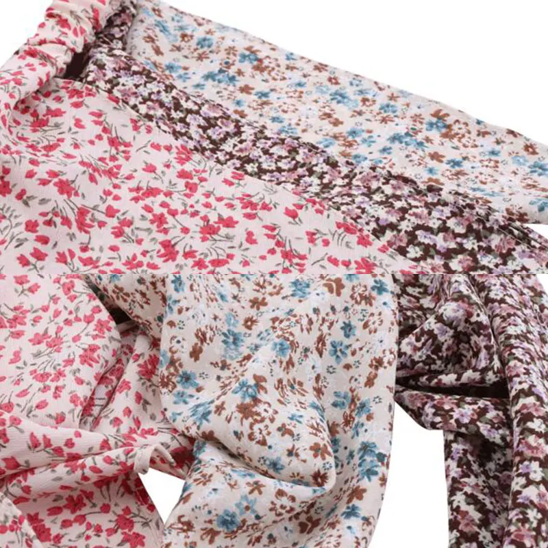 

Headbands Turban Bohemian Triangle Hairbands Elastic Hair Band Scarf Pastoral Style Hair Accessories Floral Print Scrunchy