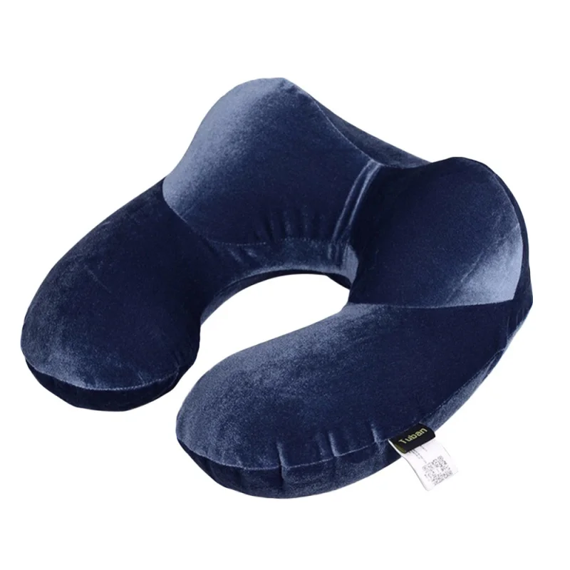 

U-Shape Travel Pillow for Airplane Inflatable Neck Pillow Travel Accessories Comfortable Pillows for Sleep Home Textile 4 Colors