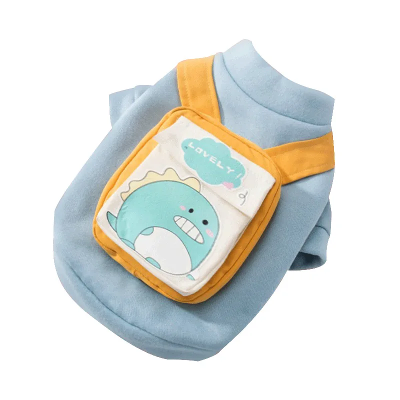 

New Spring and Autumn Pet Sweater Pet Equipment Puppy Clothes for Small Dogs Comfortable Fabric Two-legged Clothes Fashion 2021