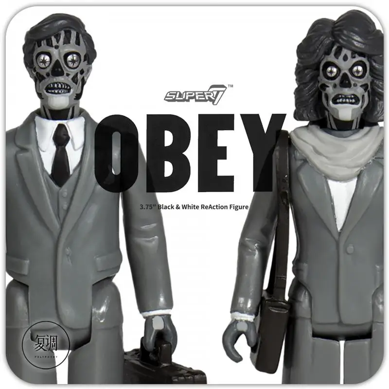 

3.75Inch Original Super7 They Live Male Alien Female Alien Hang Card Model Toy Action Toys for Children Gift