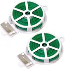 100 футов 30 метров садовый инструмент для растений скручиваемая шпуля диспенсер с резаком для садовых растений тренировочная проволока для снэков