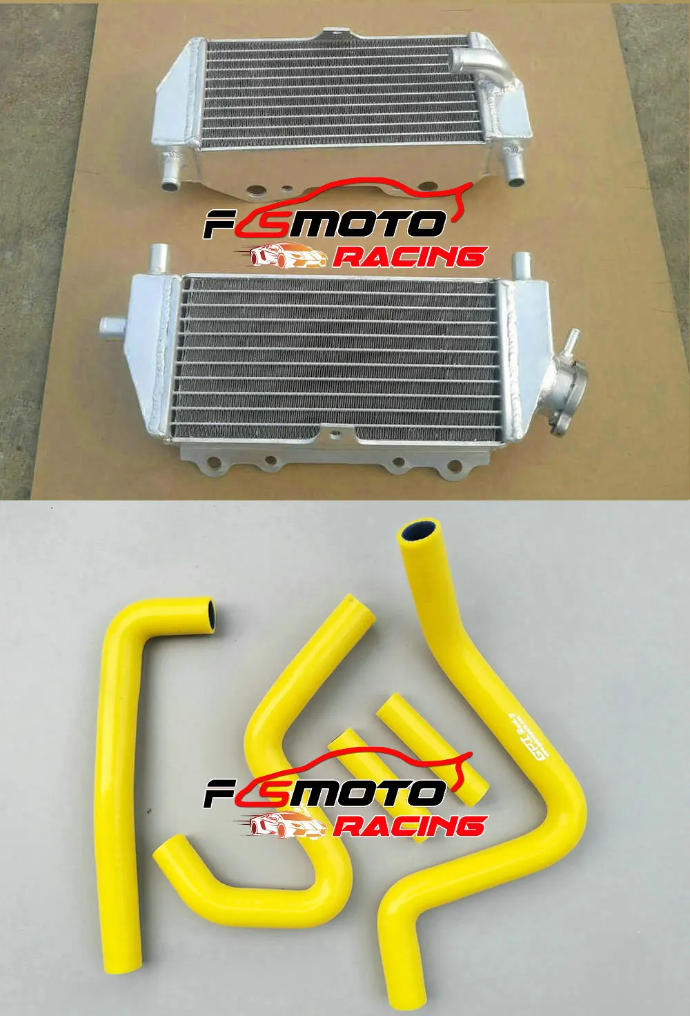 Aluminum Radiator+Silicone hose For Kawasaki KX125 KX250 KX 250/125 1994 - 2005 2004 2002 2000 2001 1999 1998 1997 1996 1995 | Автомобили