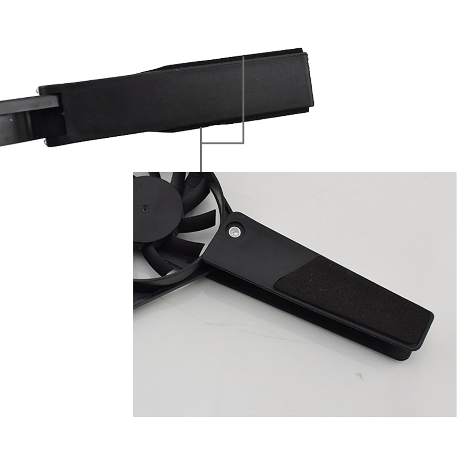 Besegad Портативная Складная охлаждающая подставка для ноутбука USB с двумя