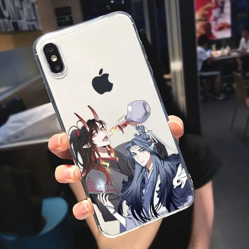 

Mo Dao Zu Shi anime Phone Case Transparent soft For iphone 5 5s 5c se 6 6s 7 8 11 12 plus mini x xs xr pro max
