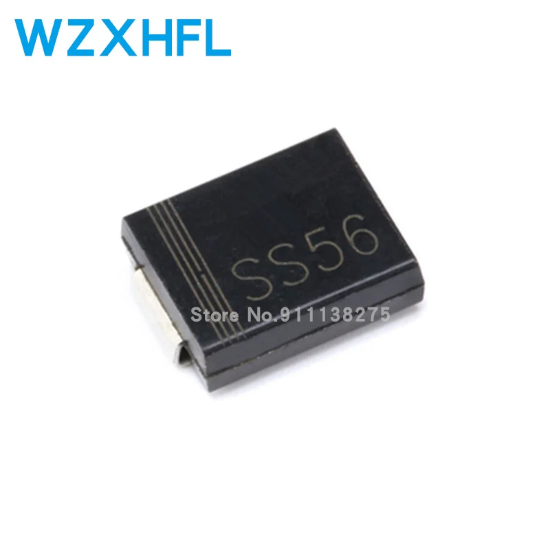 20 шт., SS56 SMC SK56 SMD SS560 5A 60V DO-214AB диод Шоттки, новый и оригинальный
