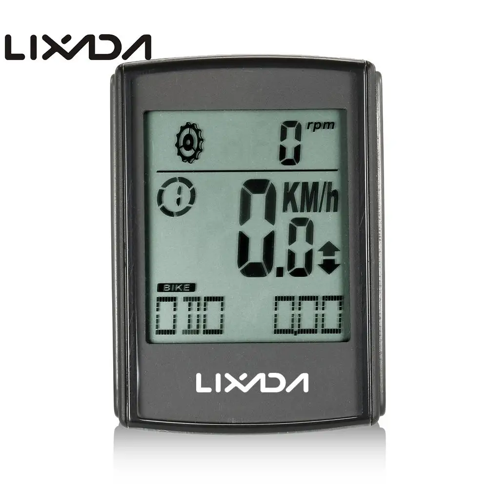 Lixada Многофункциональный 3-в-1 Беспроводной ЖК-дисплей Велосипедный компьютер с кадрированием пульсометр в виде грудного ремня для использования во время езды на ciclismo