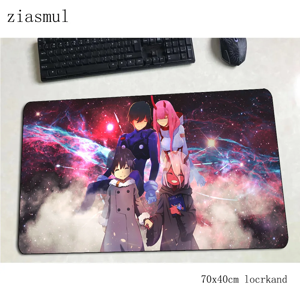Darling в franxx коврик для мыши с изображением 700x400x3 мм игровой Закрытая край