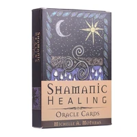 2021 top shamanic healing oracle cards 44 cards deck tarot full english board game card mysterious divination friend party