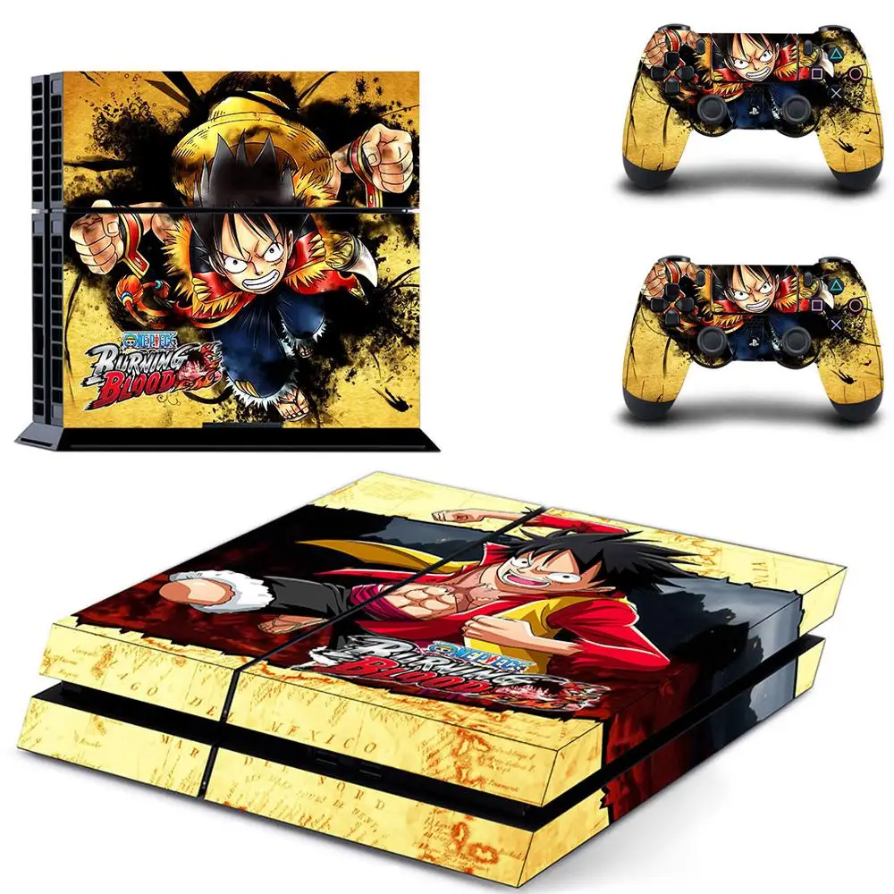 Цельная наклейка Luffy для PS4 с полным покрытием s Play station 4 PlayStation скины консоли и