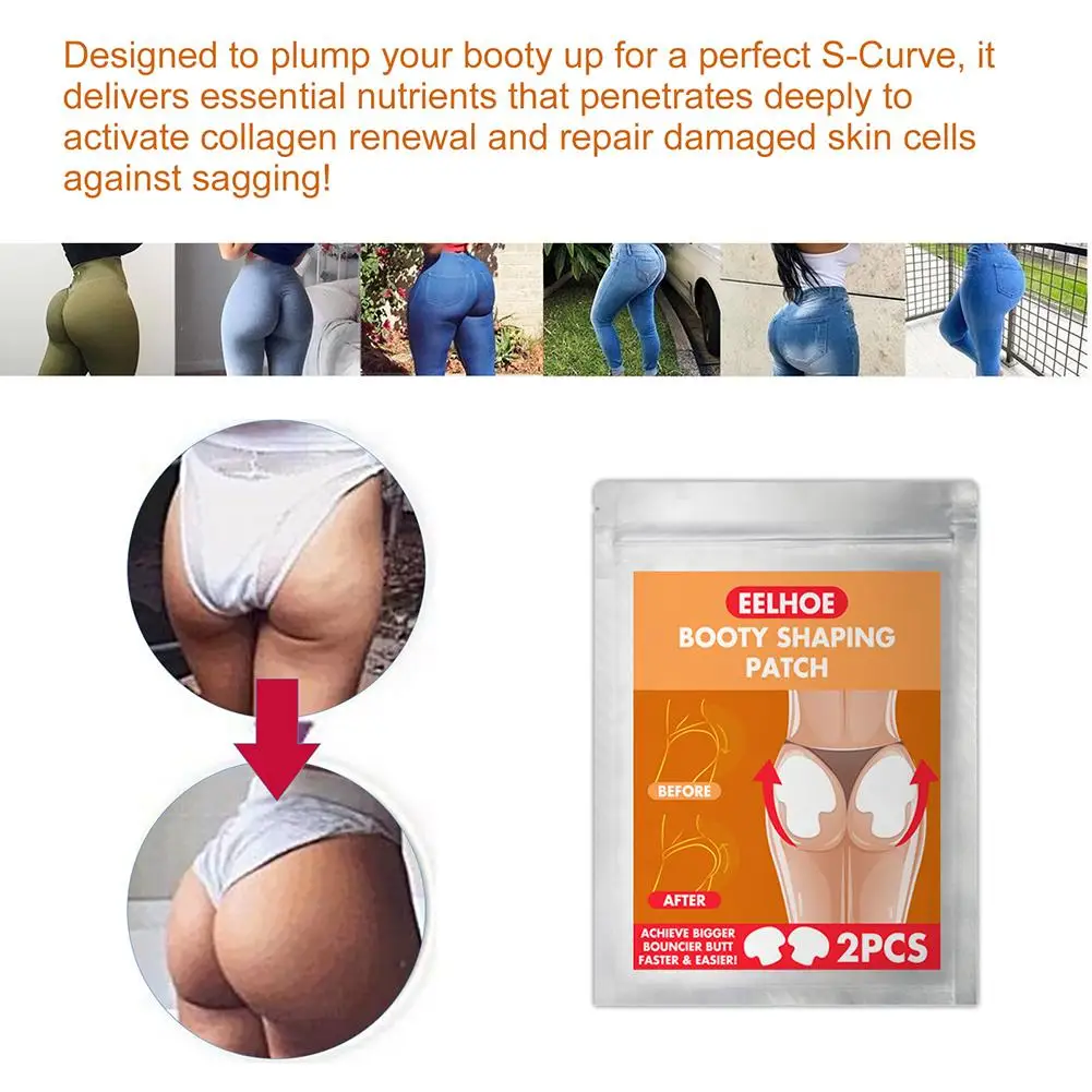 

2/4PCS Butt-lift Shaping Patch Moisturizing Gentle Plant Extracts Buttock Lifting Patch