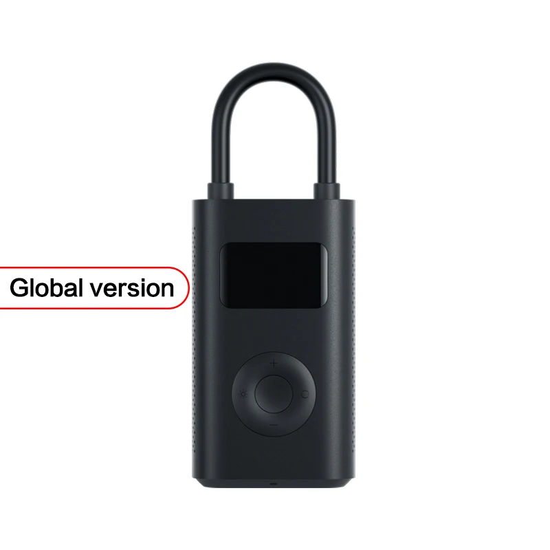 Global version Xiaomi mi jia Портативный Умный Цифровой датчик давления в шинах Электрический насос для велосипеда мотоцикла автомобиля футбола - Цвет: Global version