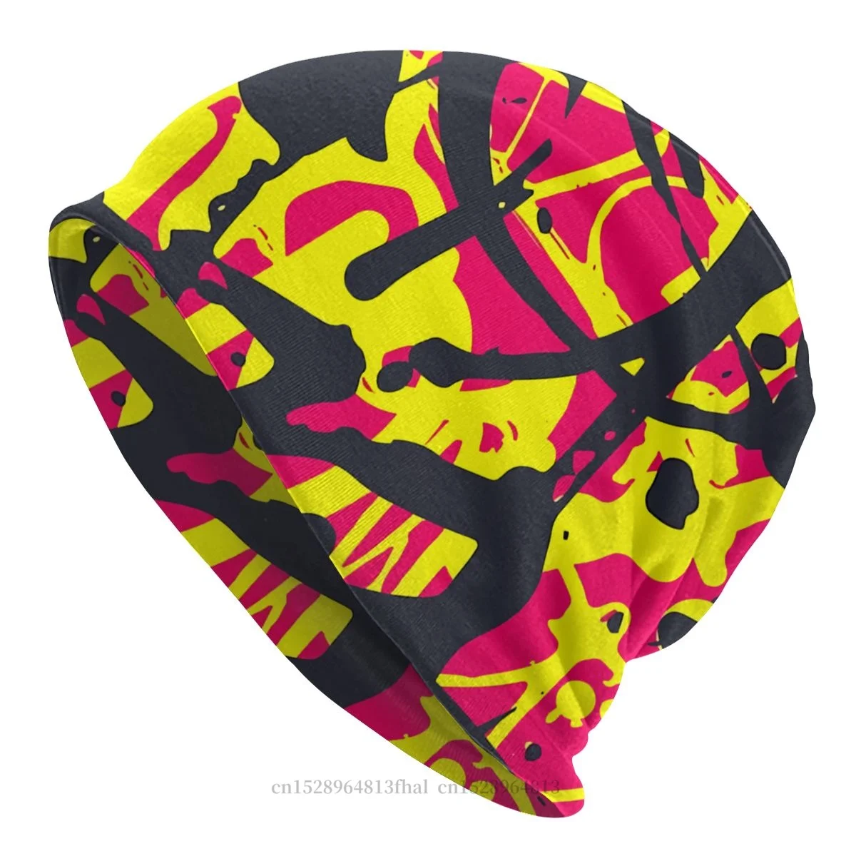 

Skullies Beanies Hat Colorful Spray Paint Urban Fashion Beanie Caps Hip Hop Graffiti Street Art Ski Caps Cotton Bonnet Hats