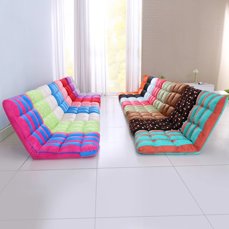 Кресло-татами для общежития одно окно балкон диван-пол маленький песок