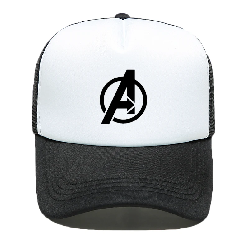 Сетчатая бейсболка кепка для папы с принтом Мстителей суперкепка Капитана