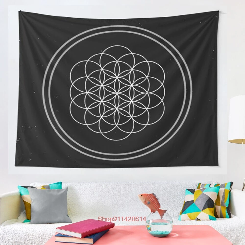 

The Flower of Life tapestry Art Wall Hanging Tapestries for Living Room Home Dorm Decor
