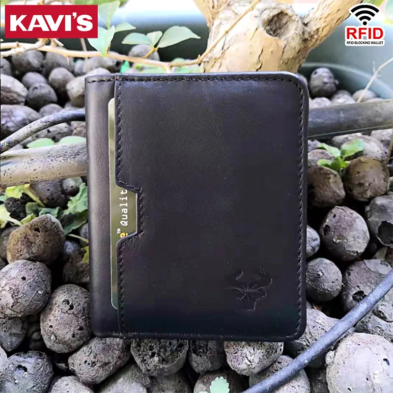 GZCZ Подлинная кожаный тонкий кошелек для мужчин Portomonee портмоне отделение карт