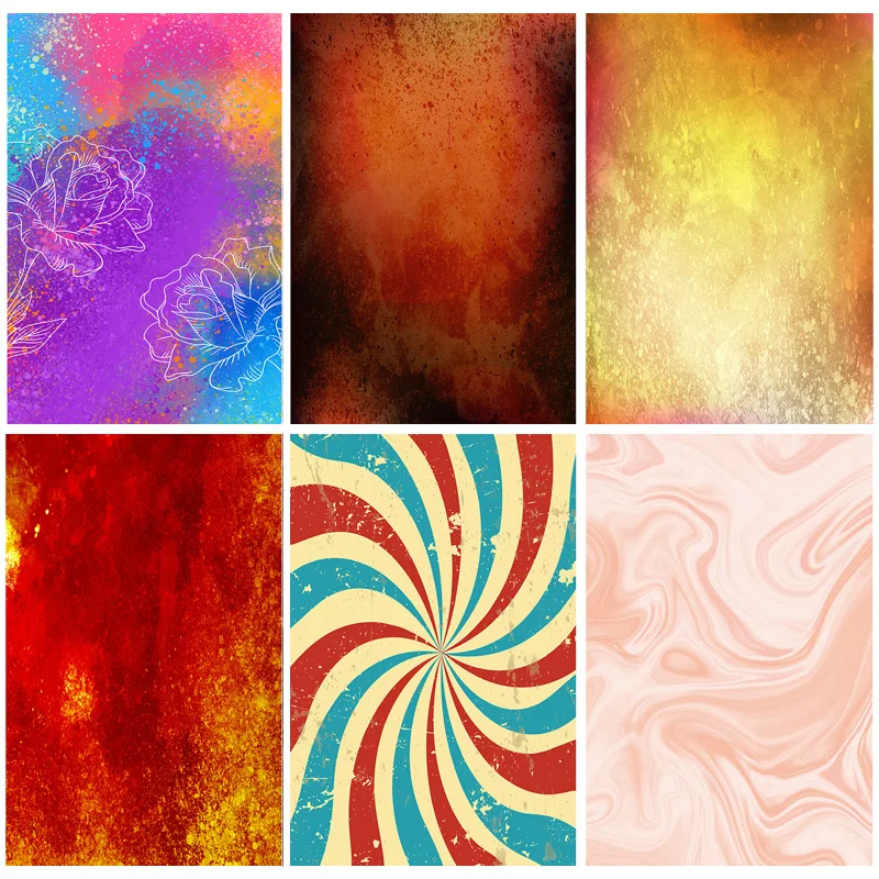 

Vinyl Colorful Gradient Painted Photography Backgrounds Abstract Marble Photo Backdrops Studio Props 201022LSN-01