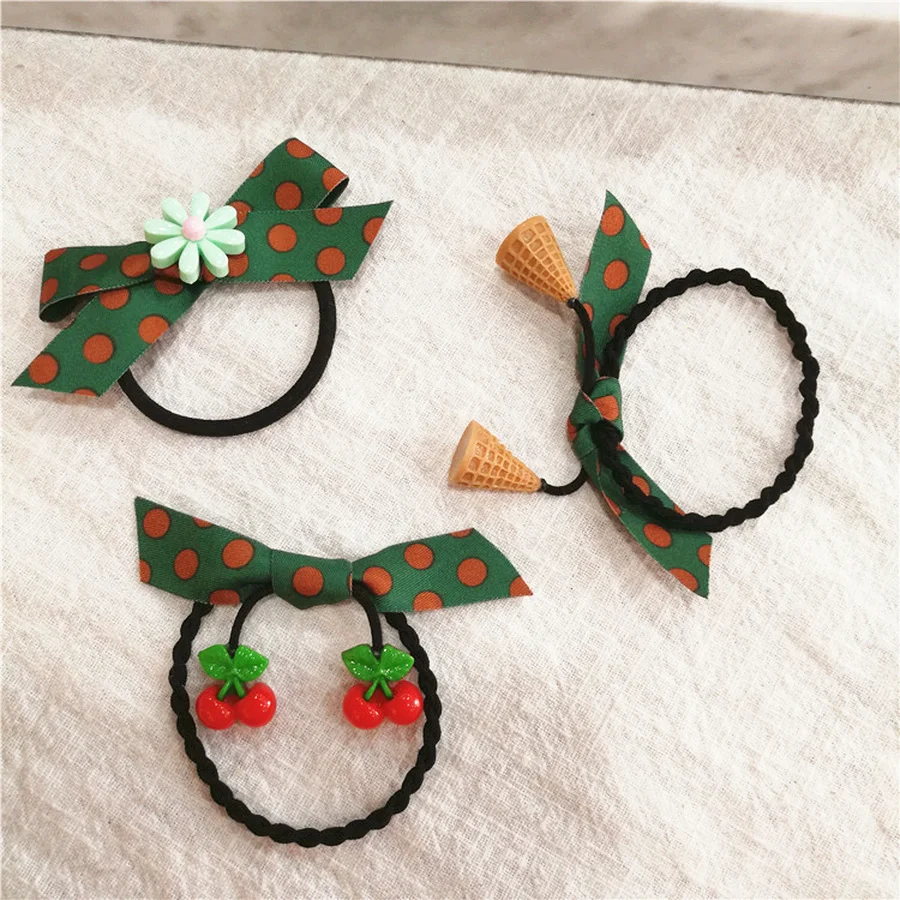 

15mm Double Sided Printing Dot Fresh Flowers Gift Box Packing Hair Ornament Hairring DIY Material Paving Material Ribbon 405