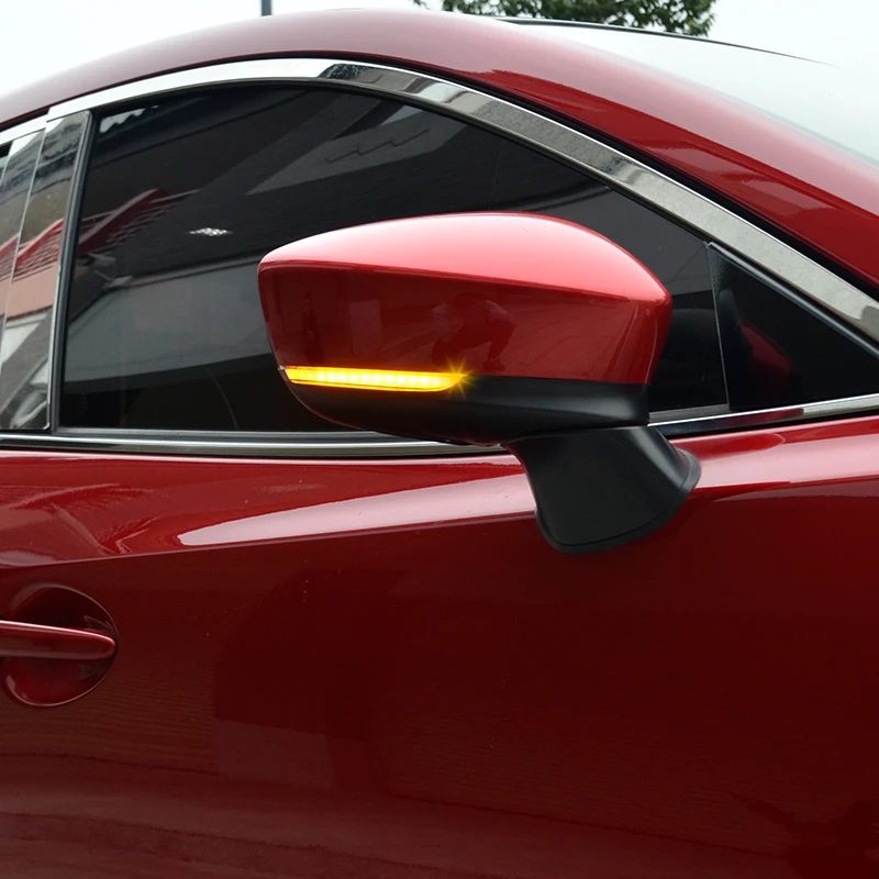 Для Mazda 3 Axela Mazda6 Atenza 6 2017 2018 Динамический указатель поворота боковое крыло зеркало