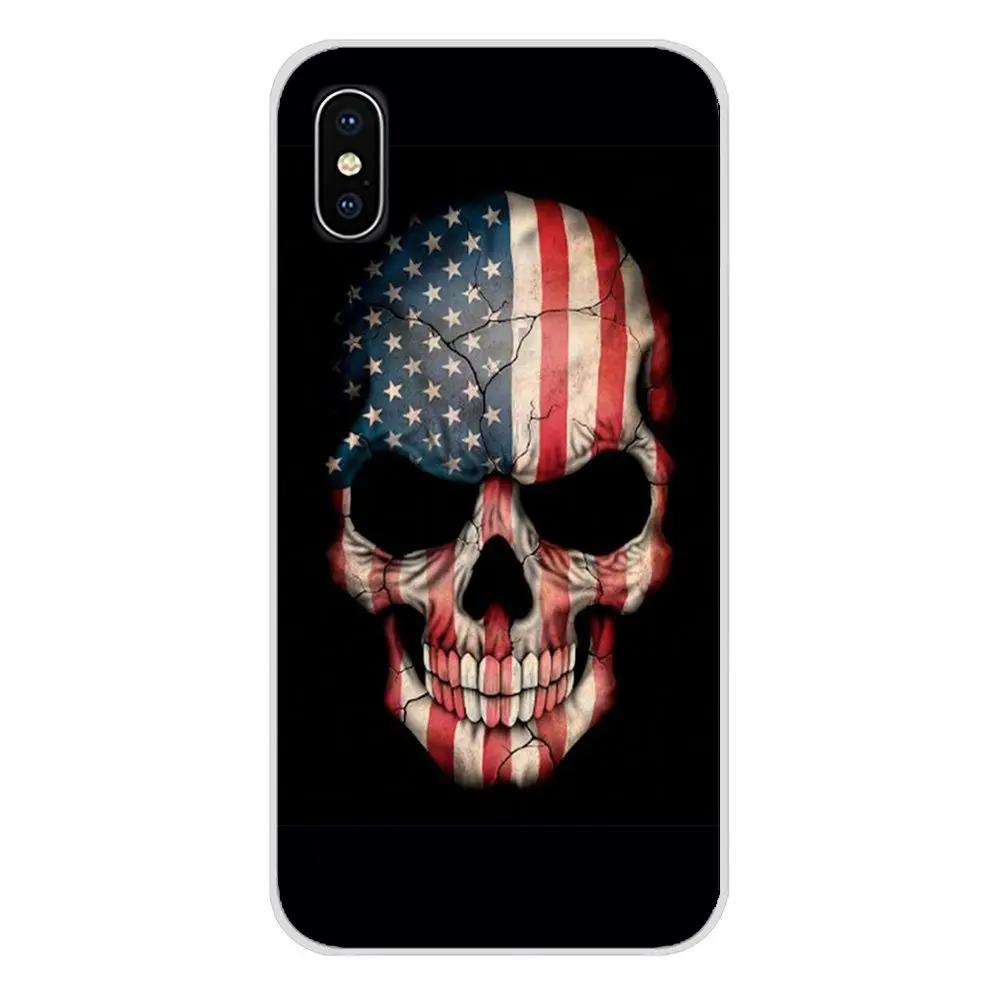 Accessories Phone Cases Covers Blue Line American US Flag For Xiaomi Redmi 4A S2 Note 3 3S 4 4X 5 Plus 6 7 6A Pro Pocophone F1 | Мобильные