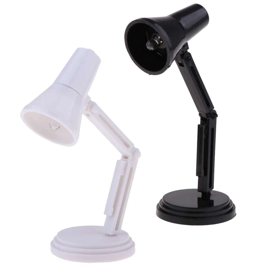 Настольная лампа в масштабе 1:6 для кукольного домика светодиодная настольная