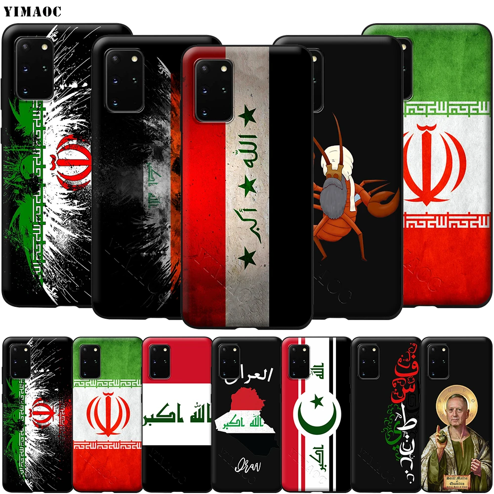 Чехол с флагом Ирака для Samsung Galaxy A7 A8 A9 A10 A20 A30 A40 A50 A70 S10 S10e J6 Plus S20 Ultra Note 10 Lite A51 A71 A81 A91