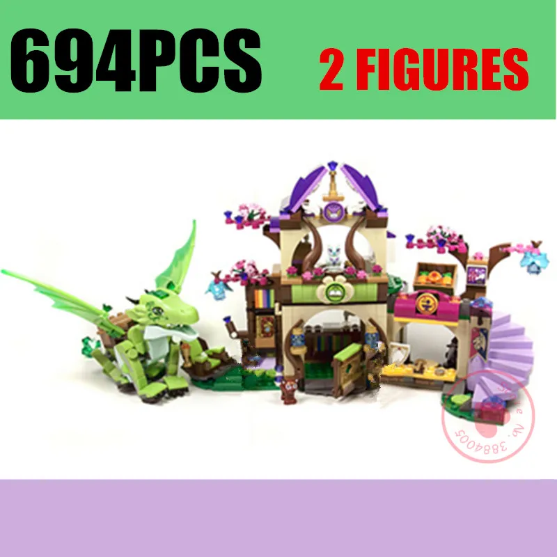 Новый дракон секретное место подходит эльфы Феи друзья фигурки Модель