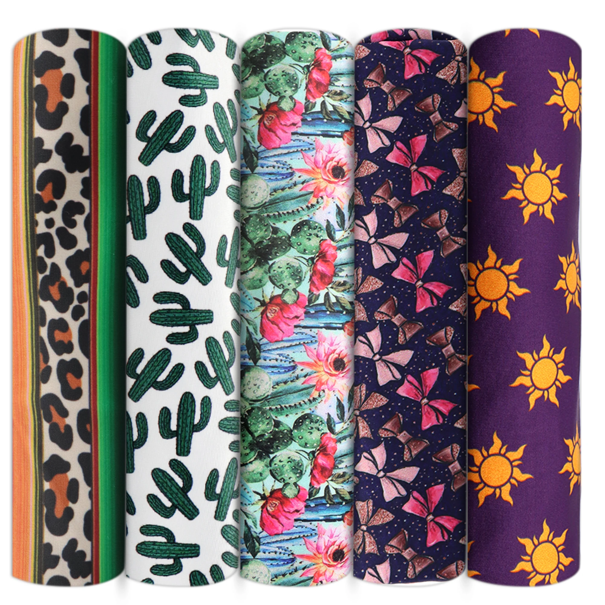 4 способа растягивания трикотажа ткань Кактус Цветок Лоскутная шитье рукоделие