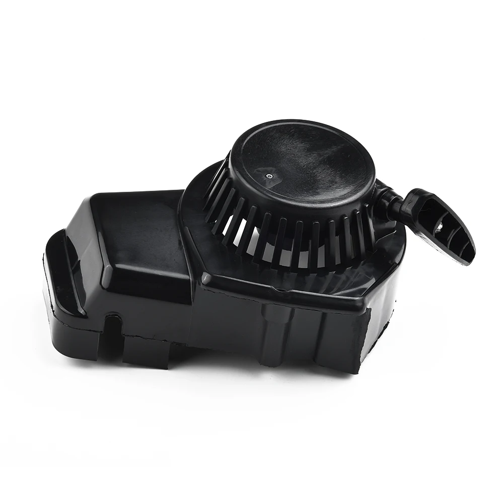 1pc Pull Starter Aluminum Black For most 43/47/49cc 2-stroke pocket bikes Start Durable High quality | Motorcycle