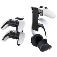 headset holder headphone stand gamepadearphone hanger bracket mount for ps5 for xbox series x host controller accessories