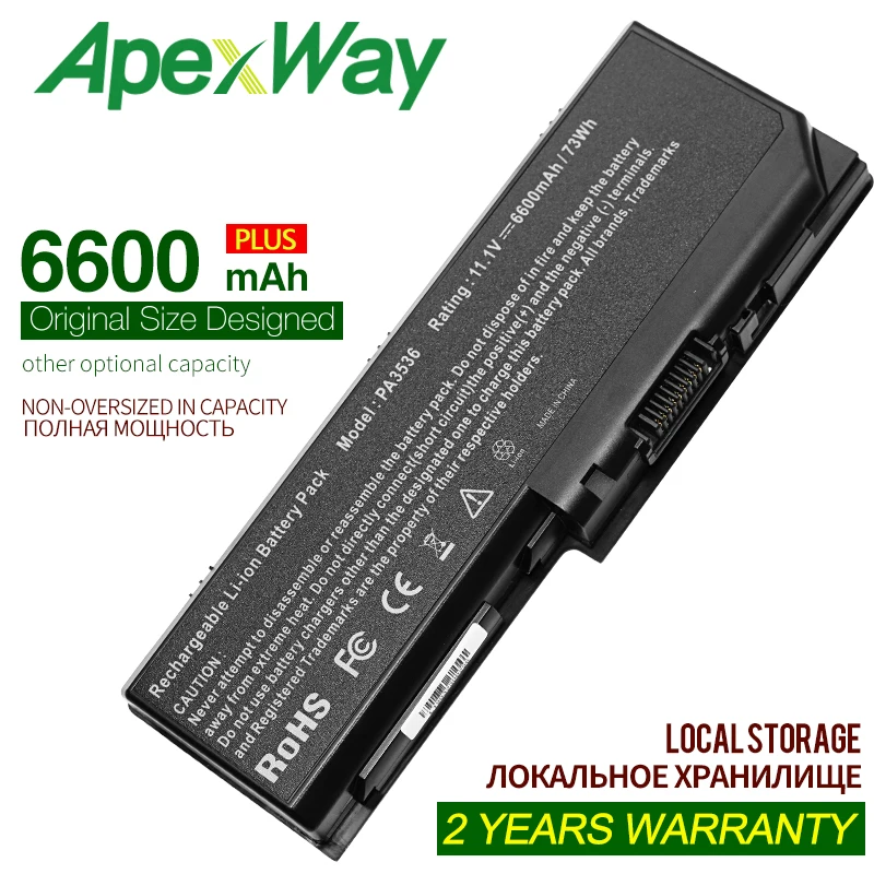 

9 Cells Laptop Battery for toshiba PA3537U-1BRS PABAS100 PA3536U-1BRS PA3537U-1BAS PABAS101 Equium L350 P200D L350D P200 P300