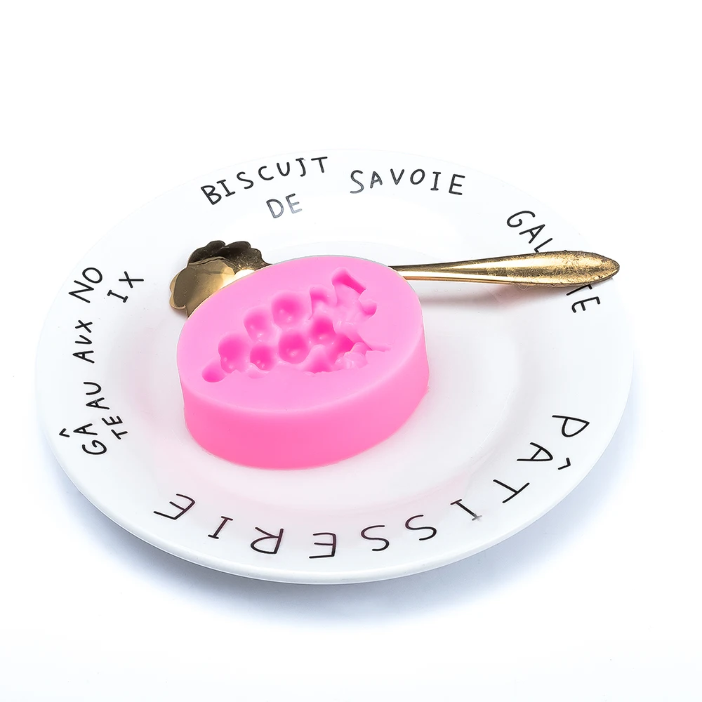 1 шт. силиконовая форма для помадки в форме винограда | Дом и сад