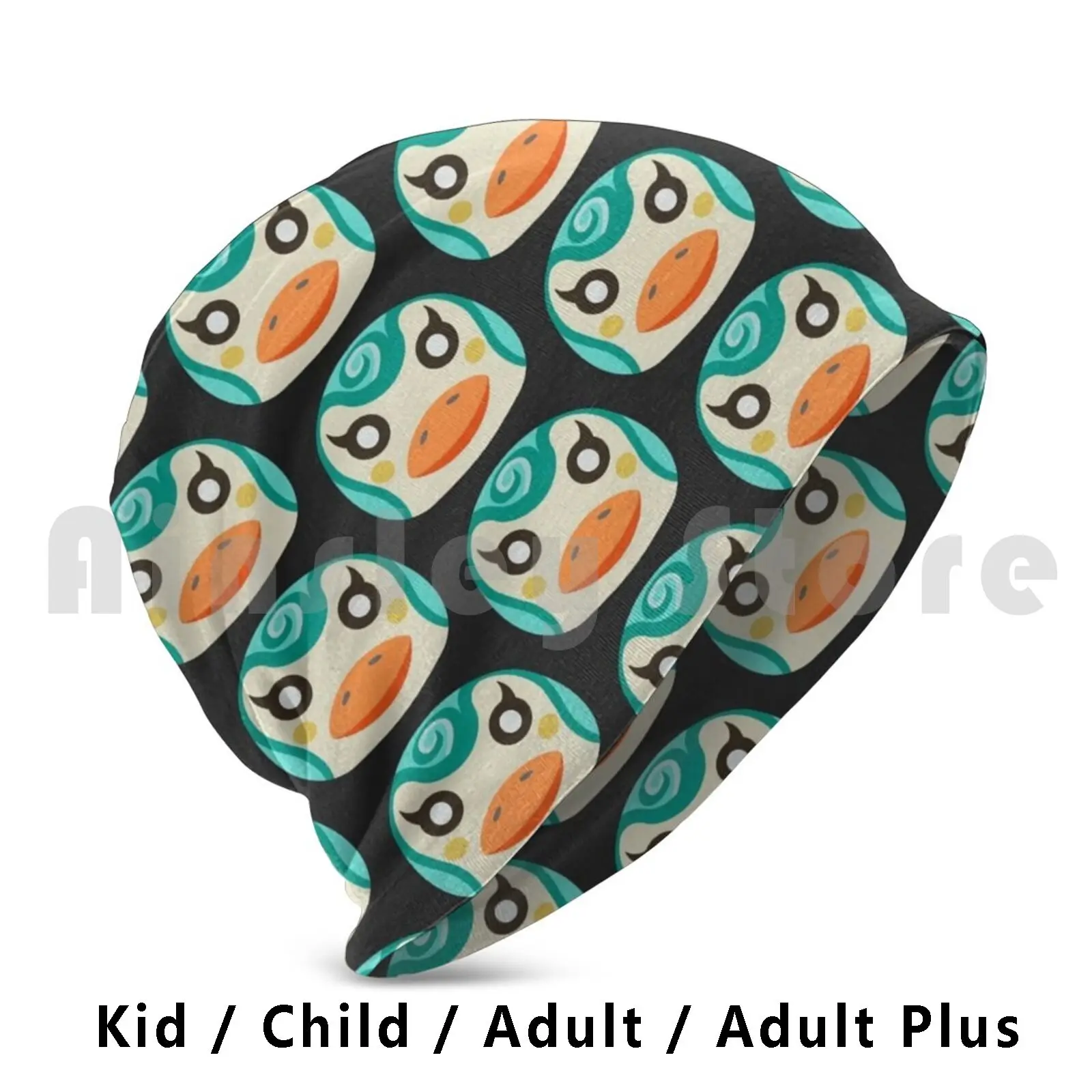 

Шапка-пуловер с рисунком в виде животных