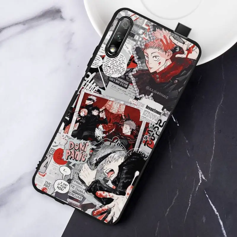 

jujutsu kaisen Anime horror Phone Case For Huawei Honor NOVA 4 5 I 6 7 A 8E 8C 8X 9 C v 20 30 30s 5A Y6 II pro PLAY lite E Y7p