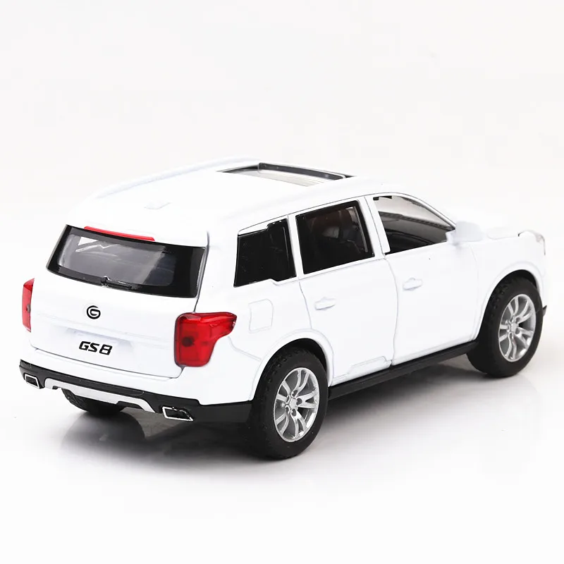 1:32 новинка GS8 со звуком и светильник игрушка из сплава модель автомобиля игрушки