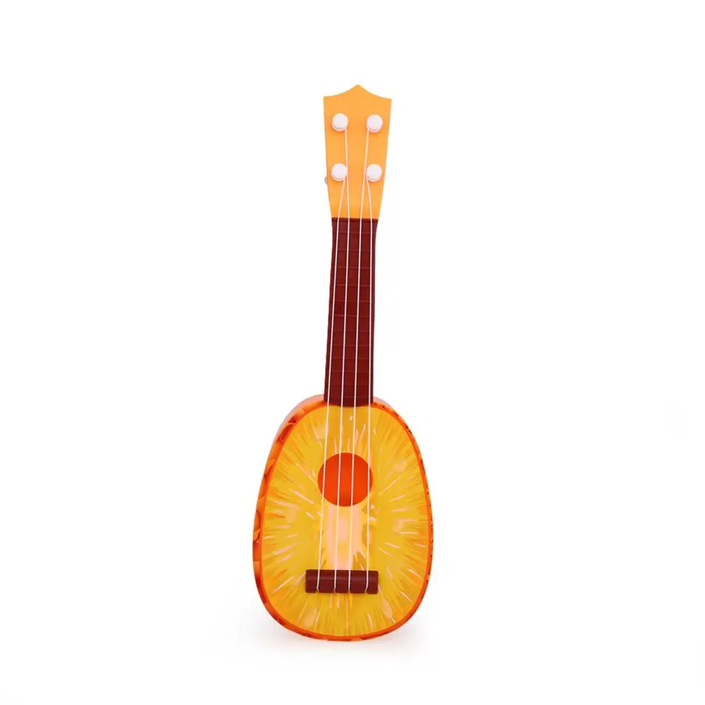 pineapple 32cm box Гавайские гитары укулеле, 32 см, для детей, для обучения, 4 струны, Гавайские гитары, креативные милые мини-фрукты, могут играть на музыкальных инструментах, развивающие игрушки - Цвет: pineapple 32cm box